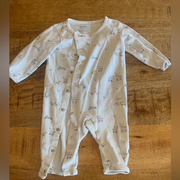 Pehr White Animal Print Kids One‎ Piece - Picture 1 of 5